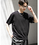 クルーネックニットショートスリーブTシャツ