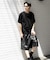 クルーネックニットショートスリーブTシャツ