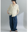 『WEB限定』ルーズシルエットニットシャツ