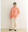 裏毛クルーネック切替スウェット(KIDS)