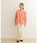 裏毛クルーネック切替スウェット(KIDS)