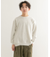裏毛クルーネック切替スウェット(KIDS)