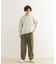 裏毛クルーネック切替スウェット(KIDS)