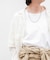 オープンネックルーズ ショートスリーブ Tシャツ
