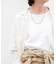 オープンネックルーズ ショートスリーブ Tシャツ