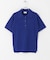 w cashmere　ブロックパターンポロシャツ