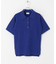w cashmere　ブロックパターンポロシャツ