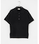 w cashmere　ブロックパターンポロシャツ