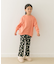 裏毛クルーネック切替スウェット(KIDS)