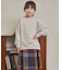 裏毛クルーネック切替スウェット(KIDS)