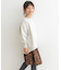 裏毛クルーネック切替スウェット(KIDS)