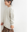 裏毛クルーネック切替スウェット(KIDS)