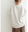 裏毛クルーネック切替スウェット(KIDS)