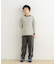 『親子リンク』起毛ボーダープルオーバー(KIDS)