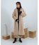 ウールリバーノーカラーコート