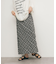 シアーチェックIラインスカート