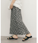 シアーチェックIラインスカート