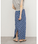 シアーチェックIラインスカート