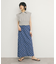 シアーチェックIラインスカート