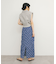 シアーチェックIラインスカート