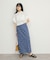 シアーチェックIラインスカート