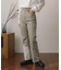 センタープレスフレアデニム