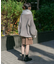バイカラーRIBオーバーニット