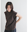 T／Cプレーティング天竺フリルTシャツ