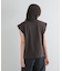 T／Cプレーティング天竺フリルTシャツ