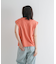 T／Cプレーティング天竺フリルTシャツ
