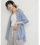 2WAYシアーストライプシャツ