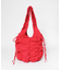 チェックリボンギャザーBAG