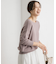 コットンボートネックガーターKNIT