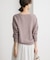 コットンボートネックガーターKNIT