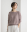 コットンボートネックガーターKNIT