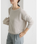 コットンボートネックガーターKNIT