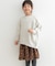 花柄コーデュロイフレアキュロット(KIDS)