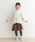 花柄コーデュロイフレアキュロット(KIDS)