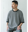 変形鹿の子ニットTシャツ