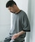 変形鹿の子ニットTシャツ