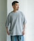 変形鹿の子ニットTシャツ