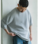 変形鹿の子ニットTシャツ
