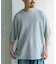 変形鹿の子ニットTシャツ