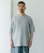変形鹿の子ニットTシャツ