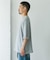 変形鹿の子ニットTシャツ