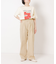 ワイドストレートアジャストタックパンツ
