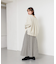 チェックボリュームスカート