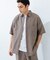 LINEN PIN HEAD SHORT-SLEEVE SHIRTS