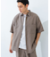 LINEN PIN HEAD SHORT-SLEEVE SHIRTS