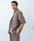 LINEN PIN HEAD SHORT-SLEEVE SHIRTS